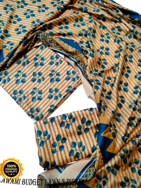 awami budget lawn 3-piece