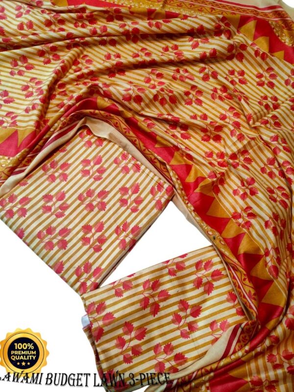 awami budget lawn 3-piece