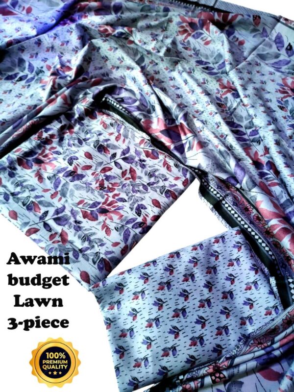 awami budget lawn 3-piece