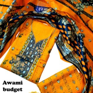 awami budget lawn 3-piece
