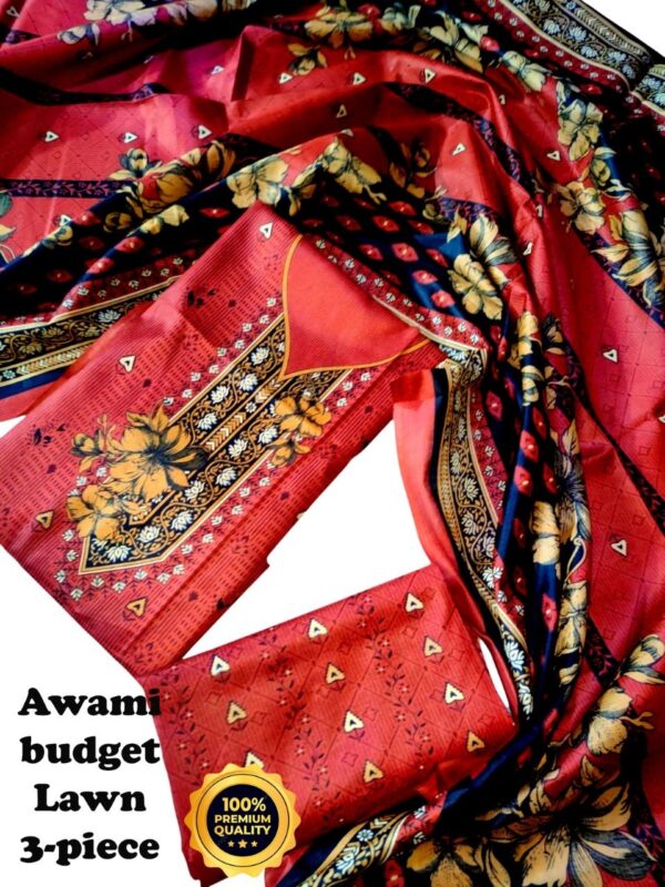 awami budget lawn 3-piece