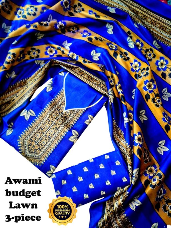 awami budget lawn 3-piece