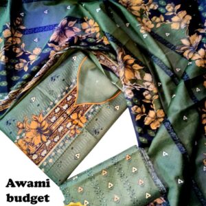 awami budget lawn 3-piece