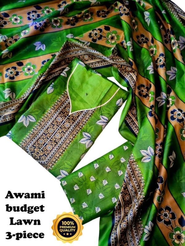 awami budget lawn 3-piece