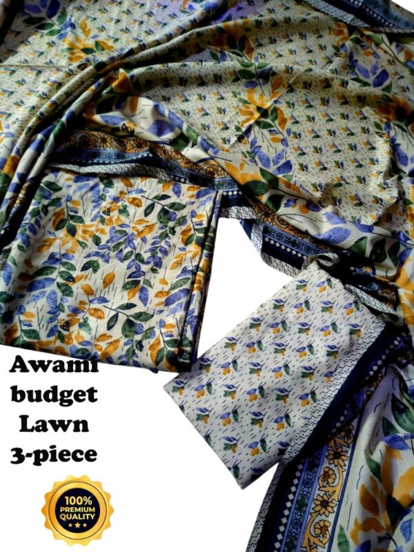 awami budget lawn 3-piece
