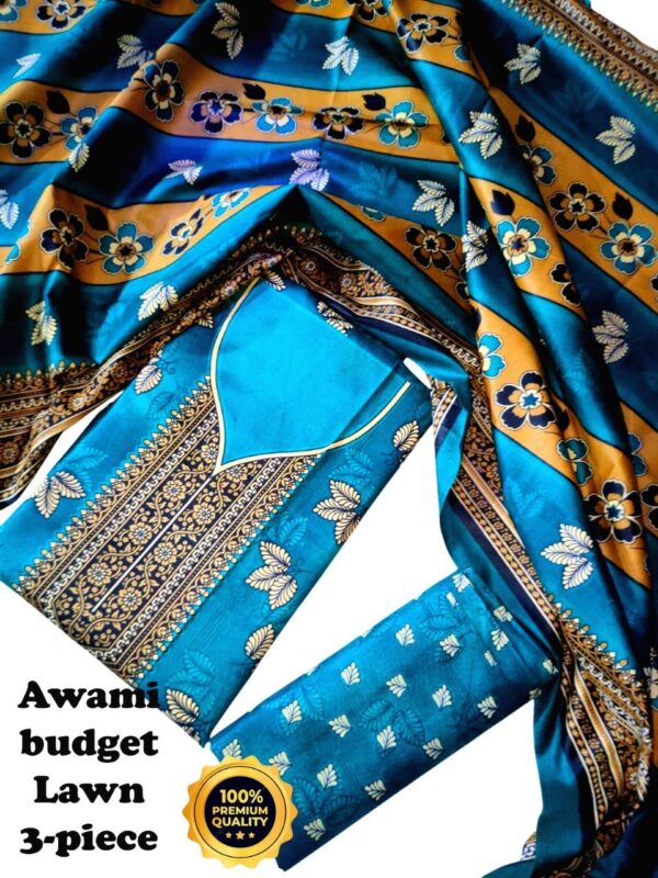 awami budget lawn 3-piece