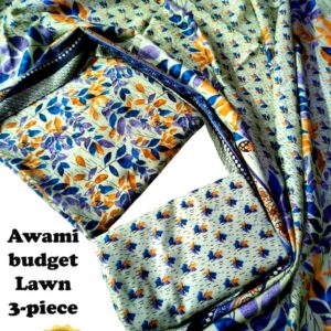 awami budget lawn 3-piece