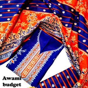 awami budget lawn 3-piece