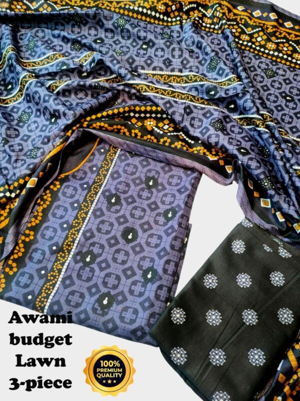 awami budget lawn 3-piece