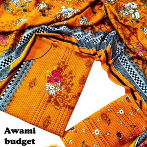 awami budget lawn 3-piece