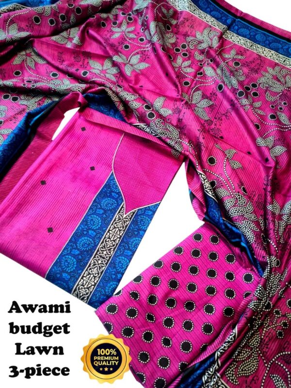 awami budget lawn 3-piece