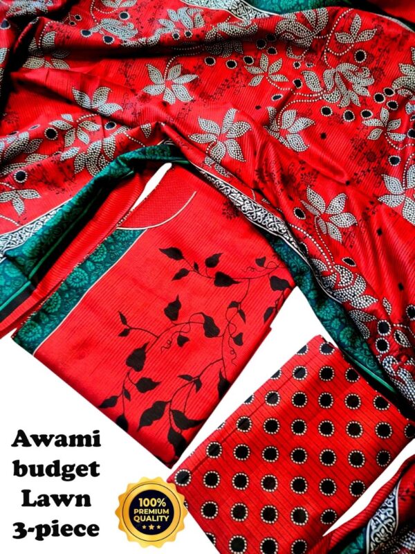 awami budget lawn 3-piece
